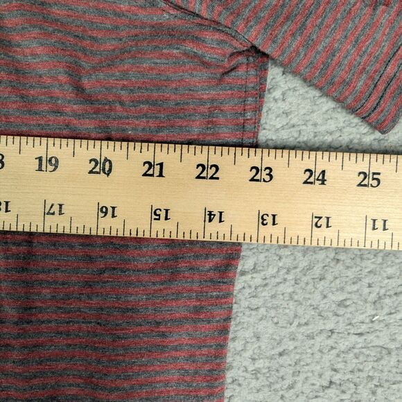 Tasc Polo Mens Size XXL Red Grey Stripe Golf Polo Bamboo - Picture 6 of 6